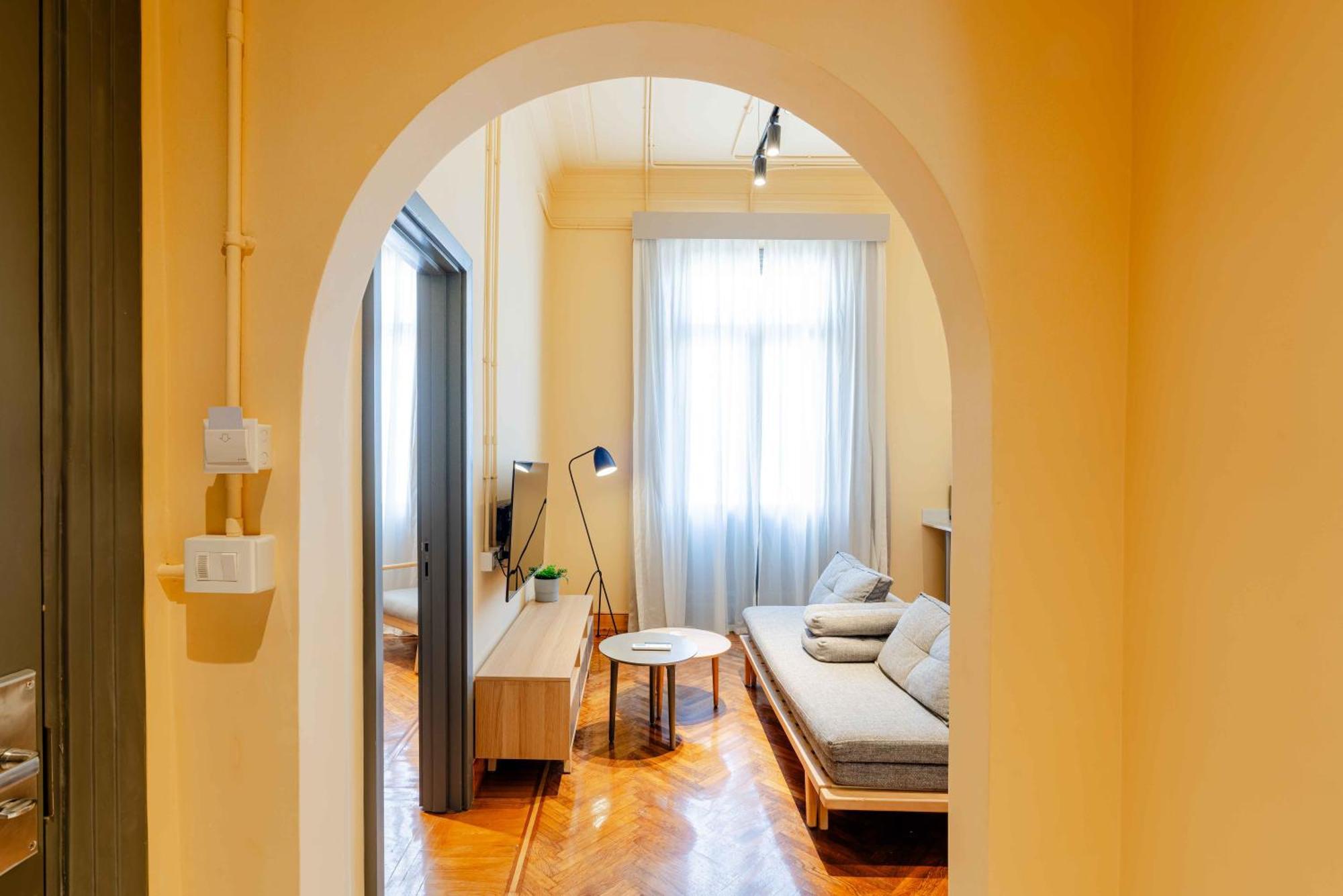 Grey L Studio Apartments Downtown Alexandria Menasce House Exterior foto